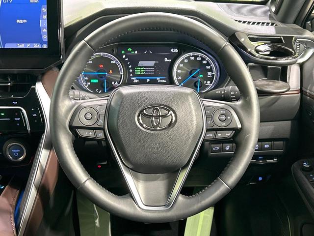 ハリアーハイブリッド Ｚ　レザーパッケージ　純正１２．３型ナビ　全周囲カメラ　ＪＢＬサウンドシステム　デジタルインナーミラー　シートベンチレ－ション　ブラインドスポットモニター　ＬＥＤヘッドライト　ＥＴＣ　禁煙車　ワンオーナー（9枚目）
