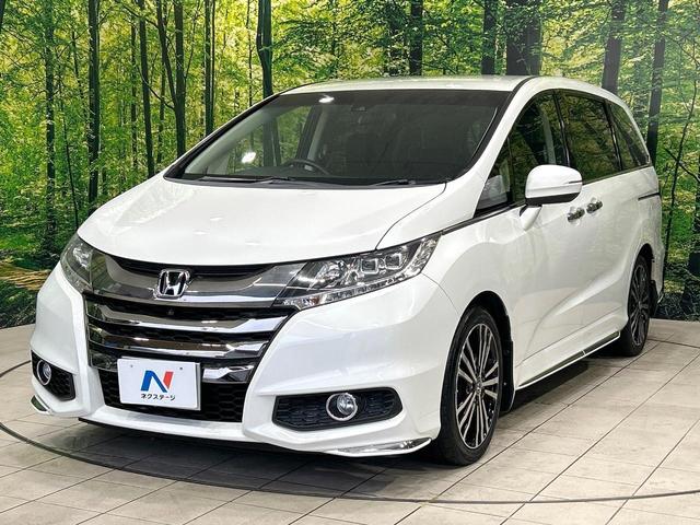 オデッセイ アブソルート・EX 両側パワスラ 後席モニター 純正ナビ 全周囲カメラ ホンダセンシング アダプティブクルーズコントロール BSM ハーフレザー パワーシート LEDヘッド ETC 純正18アルミ ワンオーナー 禁煙車(17枚目)