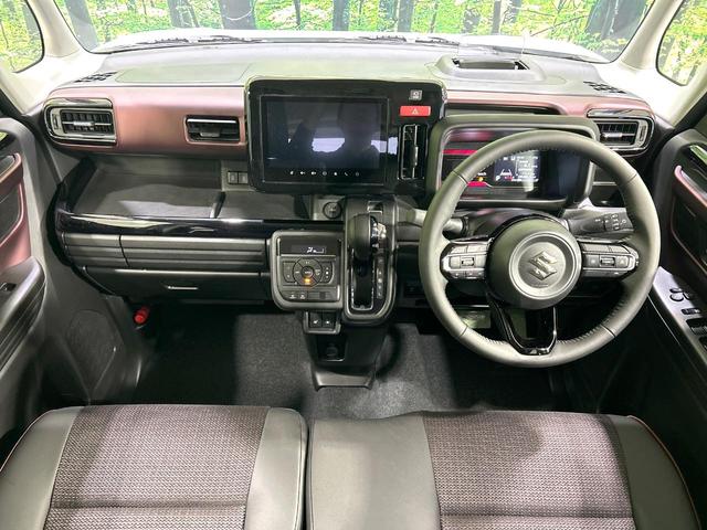 スペーシアカスタム ハイブリッドＸＳ　届出済未使用車　純正９型ナビ　全周囲カメラ　両側パワスラ　シ－トヒ－タ－　セ－フティサポート　アダプティブクルーズコントロール　ＬＥＤヘッドライト　ヘッドアップディスプレイ　禁煙車（2枚目）