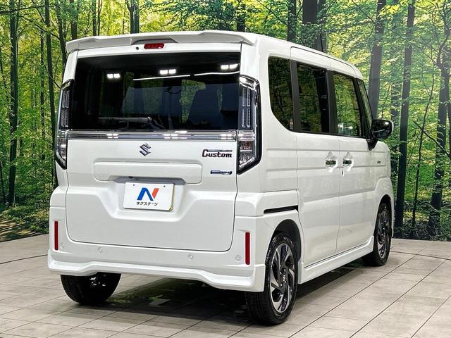 スペーシアカスタム ハイブリッドＸＳ　届出済未使用車　純正９型ナビ　全周囲カメラ　両側パワスラ　シ－トヒ－タ－　セ－フティサポート　アダプティブクルーズコントロール　ＬＥＤヘッドライト　ヘッドアップディスプレイ　禁煙車（17枚目）