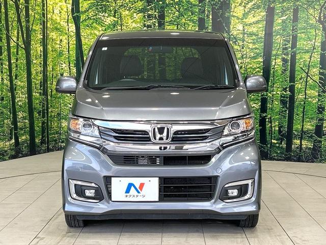 Ｎ－ＷＧＮカスタム Ｇ・Ｌパッケージ　メモリーナビ　バックカメラ　ＥＴＣ　Ｂｌｕｅｔｏｏｔｈ　ハーフレザー　クルーズコントロール　スマートキー　ＨＩＤヘッド＆ＬＥＤフォグ　オートライト　オートエアコン　純正１４アルミ　ワンオーナー　禁煙車（14枚目）