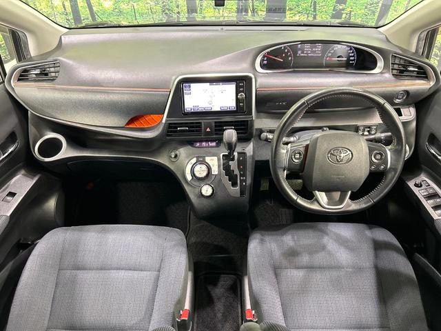 シエンタ Ｇ　モデリスタエアロ　両側パワスラ　純正ナビ　バックカメラ　Ｂｌｕｅｔｏｏｔｈ　ＥＴＣ　スマートキー　７人乗　ＬＥＤヘッド　オートライト　オートエアコン　フォグライト　純正１６アルミ　革巻きステアリング（2枚目）