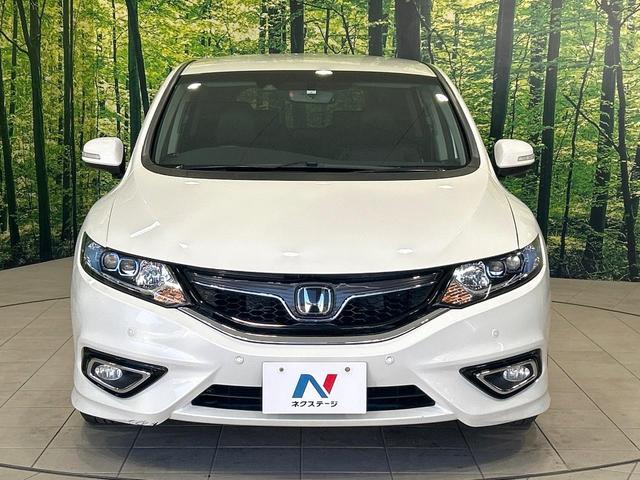 ジェイド ハイブリッドX 黒革シート 後席モニター メーカーナビ サイドカメラ バックカメラ ホンダセンシング アダプティブクルーズコントロール スマートキー LEDヘッドライト 純正17アルミ 誤発進抑制機能 ETC(15枚目)