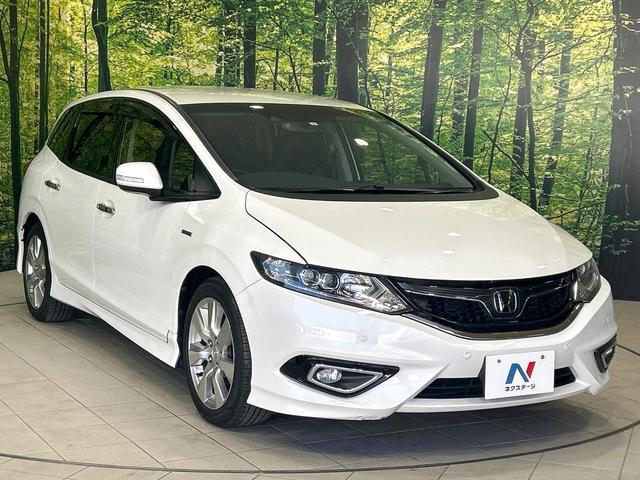 ジェイド ハイブリッドX 黒革シート 後席モニター メーカーナビ サイドカメラ バックカメラ ホンダセンシング アダプティブクルーズコントロール スマートキー LEDヘッドライト 純正17アルミ 誤発進抑制機能 ETC(58枚目)