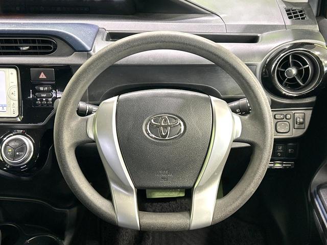 アクア Ｓ　中期　純正ナビ　セ－フティセンス　スマートキー　ＥＴＣ　純正ＯＰ１５インチＡＷ　オートハイビーム　オートライト　オートエアコン　Ｂｌｕｅｔｏｏｔｈ　ＣＤ／ＤＶＤ再生　地デジ　禁煙車　ワンオーナー（11枚目）