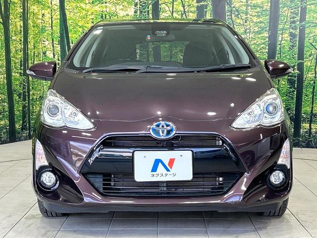 アクア Ｓ　中期　純正ナビ　セ－フティセンス　スマートキー　ＥＴＣ　純正ＯＰ１５インチＡＷ　オートハイビーム　オートライト　オートエアコン　Ｂｌｕｅｔｏｏｔｈ　ＣＤ／ＤＶＤ再生　地デジ　禁煙車　ワンオーナー（14枚目）