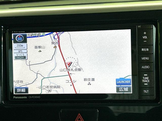 デイズルークス Ｘ　Ｖセレクション　ナビ　全周囲カメラ　両側パワスラ　エマージェンシーブレーキ　インテリキー　ＥＴＣ　フルセグＴＶ　Ｂｌｕｅｔｏｏｔｈ　純正１４インチＡＷ　オートエアコン　革巻きステアリング　禁煙車　ワンオーナー（3枚目）