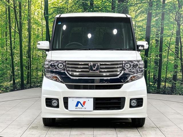 Ｎ－ＢＯＸカスタム Ｇ・ターボパッケージ　ナビ　バックカメラ　両側パワスラ　クルーズコントロール　ＨＩＤヘッドライト　スマートキー　ＥＴＣ　純正１５インチＡＷ　オートエアコン　ＣＤ／ＤＶＤ再生　革巻きステアリング　禁煙車　ワンオーナー（14枚目）