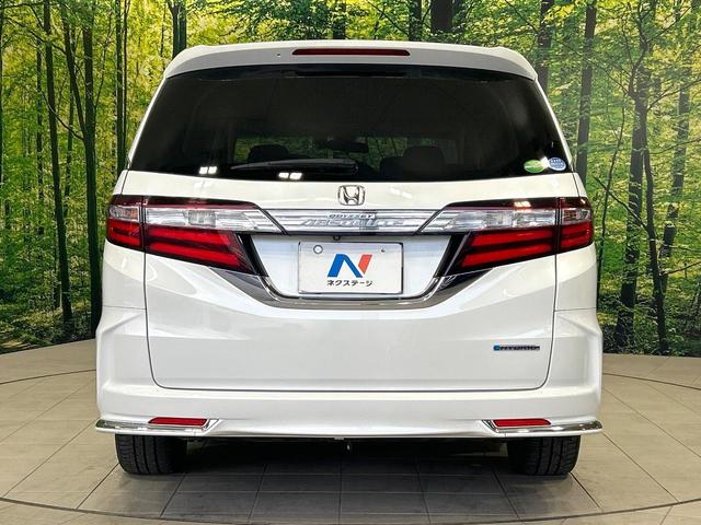 オデッセイハイブリッド ハイブリッドアブソルート・ホンダセンシングＥＸパック　純正ナビ　フリップダウンモニター　バックカメラ　両側パワスラ　ホンダセンシング　アダプティブクルーズコントロール　ドラレコ　ＥＴＣ　ＬＥＤヘッドライト　ハーフレザーシート　純正１７インチＡＷ　禁煙車（17枚目）