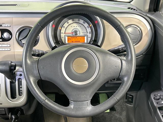 アルトラパン Xセレクション 禁煙車 純正オーディオ シートヒーター ドラレコ スマートキー 純正14インチAW オートエアコン CD再生 アイドリングストップ 革巻きステアリング 電動格納ミラー ワンオーナー(11枚目)