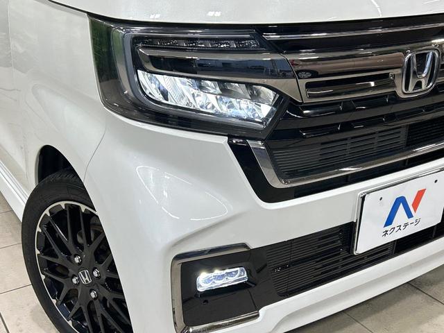 Ｎ－ＢＯＸカスタム Ｌターボ　後期　２トーンカラー　純正８型ナビ　フリップダウンモニター　バックカメラ　両側パワスラ　シ－トヒ－タ－　ドラレコ　ＥＴＣ　ＬＥＤヘッドライト　Ｂｌｕｅｔｏｏｔｈ　禁煙車　ワンオーナー（12枚目）