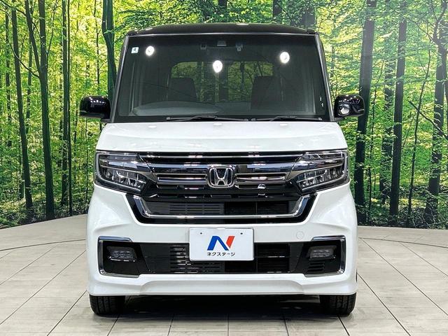 Ｎ－ＢＯＸカスタム Ｌターボ　後期　２トーンカラー　純正８型ナビ　フリップダウンモニター　バックカメラ　両側パワスラ　シ－トヒ－タ－　ドラレコ　ＥＴＣ　ＬＥＤヘッドライト　Ｂｌｕｅｔｏｏｔｈ　禁煙車　ワンオーナー（14枚目）