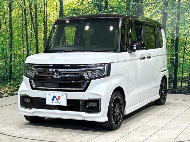 Ｎ－ＢＯＸカスタム Ｌターボ　後期　２トーンカラー　純正８型ナビ　フリップダウンモニター　バックカメラ　両側パワスラ　シ－トヒ－タ－　ドラレコ　ＥＴＣ　ＬＥＤヘッドライト　Ｂｌｕｅｔｏｏｔｈ　禁煙車　ワンオーナー（21枚目）