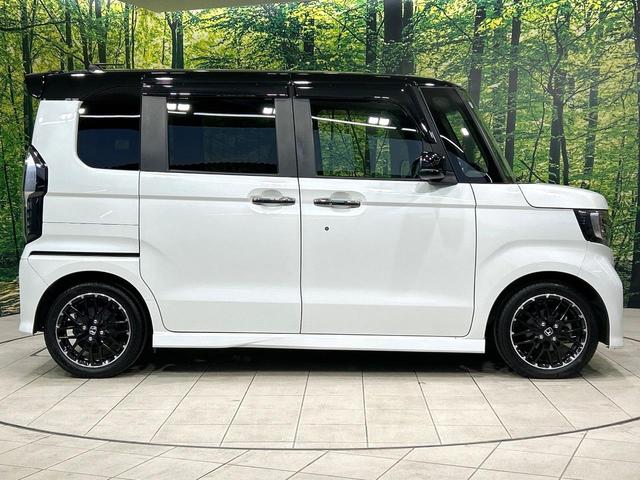 Ｎ－ＢＯＸカスタム Ｌターボ　後期　２トーンカラー　純正８型ナビ　フリップダウンモニター　バックカメラ　両側パワスラ　シ－トヒ－タ－　ドラレコ　ＥＴＣ　ＬＥＤヘッドライト　Ｂｌｕｅｔｏｏｔｈ　禁煙車　ワンオーナー（24枚目）