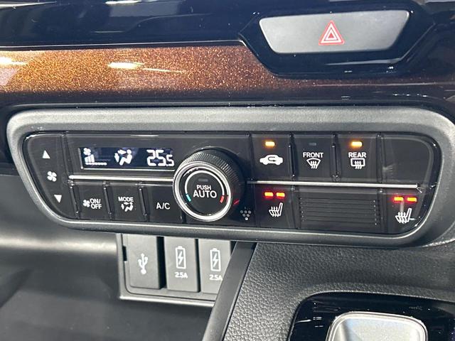 Ｎ－ＢＯＸカスタム Ｌターボ　後期　２トーンカラー　純正８型ナビ　フリップダウンモニター　バックカメラ　両側パワスラ　シ－トヒ－タ－　ドラレコ　ＥＴＣ　ＬＥＤヘッドライト　Ｂｌｕｅｔｏｏｔｈ　禁煙車　ワンオーナー（50枚目）