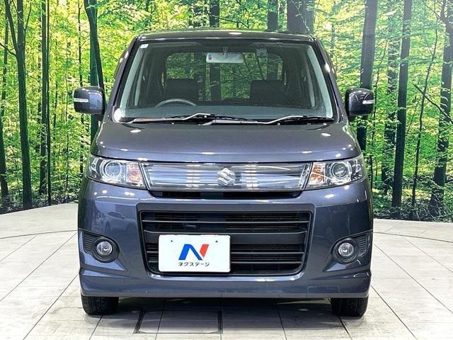 ワゴンRスティングレー リミテッド ナビ ドラレコ ETC HIDヘッドライト スマートキー オートエアコン オートライト 純正14インチAW 純正革巻きステアリング CD/DVD再生 禁煙車 ワンオーナー(14枚目)