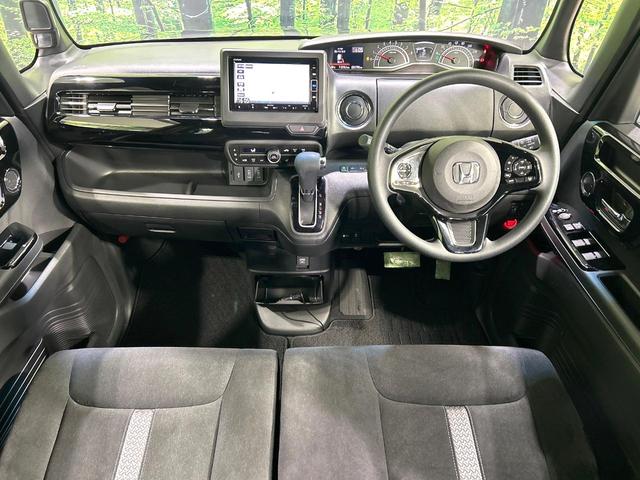 Ｎ－ＢＯＸカスタム Ｌ　後期　純正ナビ　バックカメラ　電動スライドドア　シ－トヒ－タ－　ホンダセンシング　アダプティブクルーズコントロール　ＬＥＤヘッドライト　Ｂｌｕｅｔｏｏｔｈ　禁煙車　ワンオーナー（2枚目）