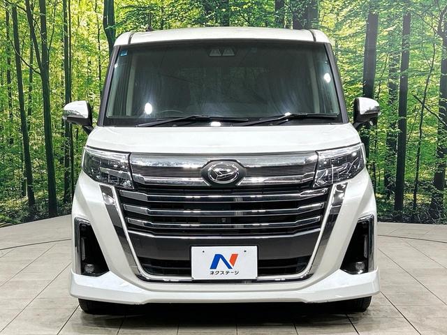 トール カスタムＧ　ターボ　純正９型ナビ　全周囲カメラ　両側パワスラ　スマートアシスト　アダプティブクルーズコントロール　ドラレコ　ＥＴＣ　ハ－フレザ－シ－ト　ＬＥＤヘッドライト　禁煙車　ワンオーナー（14枚目）