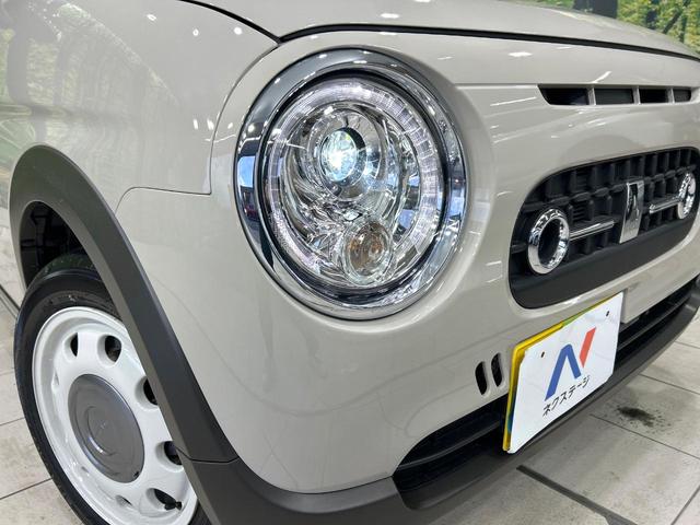 アルトラパンＬＣ Ｘ　届出済未使用車　２トーンカラー　純正ディスプレイオーディオ　全周囲カメラ　デュアルカメラブレーキサポート　ハーフレザーシート　リアパーキングセンサー　シートヒーター　ＬＥＤヘッドライト　純正１４アルミ（12枚目）