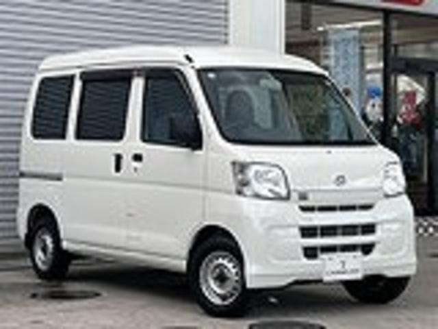 ハイゼットカーゴ DX 点検整備付 禁煙車 保証あり 社外メモリーナビ 地デジTV DVD再生 パワステ パワーウィンドウ 両側スライドドア(3枚目)