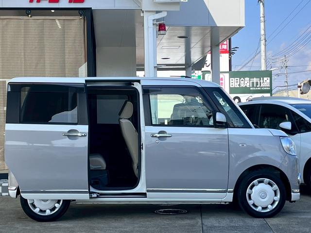 ムーヴキャンバス Gメイクアップリミテッド SAIII 保証付 整備付 禁煙車 両側パワースライドドア 衝突被害軽減ブレーキ 純正ナビ CD/DVD Bluetooth 全周囲カメラ ドライブレコーダー シートヒーター オートマチックハイビーム(35枚目)