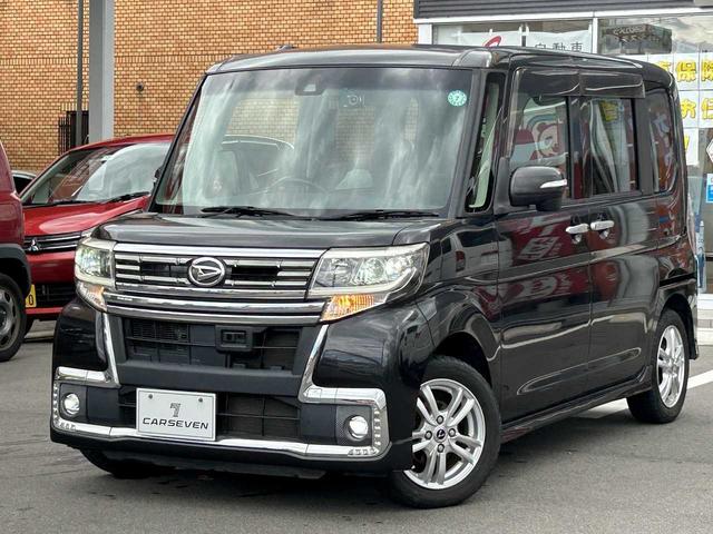 タント カスタムＲＳ　トップエディションＳＡＩＩ　スマートキー　プッシュスタート　両側電動スライドドア　社外ナビ（ＡＶＮ－Ｚ０５ｉＷ　フルセグ　Ｂｌｕｅｔｏｏｔｈ　ＣＤ／ＤＶＤ再生）　バックカメラ　ドラレコ　ＥＴＣ　スマートアシスト２　オートライト（2枚目）