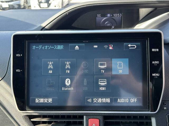 ヴォクシー ZS GRスポーツ GR専用フルエアロ・シート・ステアリング・18インチアルミ 両側電動スライドドア ナビNSZN-W66T フルセグ BT ETC Bカメラ ウーファー・ツイーター デュアルエアコン オートハイビーム(3枚目)