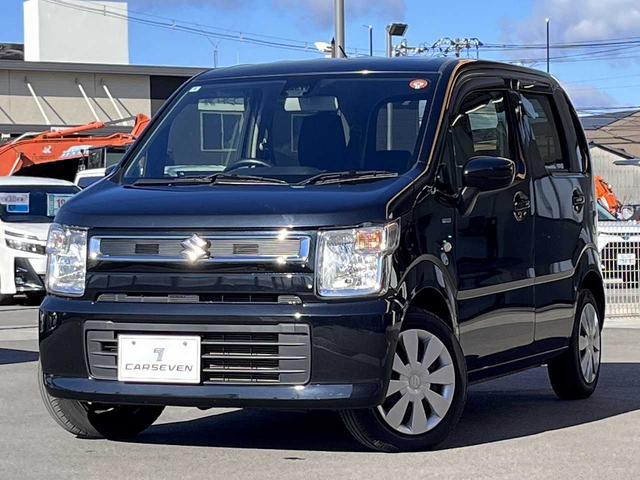 ワゴンＲ ハイブリッドＦＸ　禁煙車　スマートキー　プッシュスタート　衝突軽減ブレーキ　クリアランスソナー　シートヒーター　オートエアコン　オートライト　ＣＤオーディオ　アイドリングストップ　レーンキープ　ＥＳＣ（2枚目）