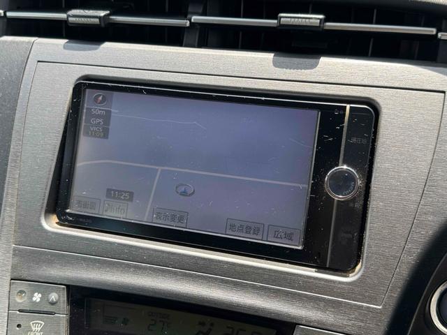 プリウス Ｓ　ワンオーナー／１２ヶ月保証／ナビ／Ｂｌｕｅｔｏｏｔｈ／ＤＶＤ再生／バックモニター／スマートキー／ＥＴＣ／フルセグＴＶ／オートライト／喫煙車（11枚目）