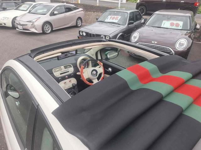 ５００Ｃ １．２　８Ｖ　ポップ　バイグッチ　ＥＴＣ　デジタルインナーミラー　クリアランスソナー　アルミホイール　サンルーフ　ＡＴ　盗難防止システム　ＡＢＳ　エアコン　パワーステアリング　パワーウィンドウ　両側エアバッグ（39枚目）