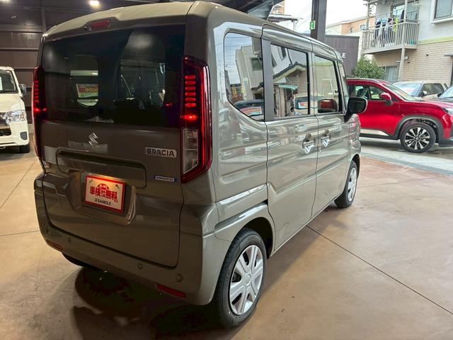 スペーシア ハイブリッドＧ　衝突安全ボディ　低速時衝突軽減ブレーキ　横滑防止　車線逸脱防止　パーキングセンサー　ＬＥＤライト　Ｗエアバッグ　オートエアコン　フルフラット　イモビライザー　キーレススタートシステム　エアバック（18枚目）