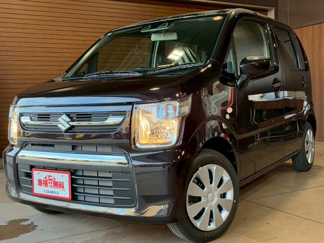 ワゴンＲ ＦＸ　ＦＸ　衝突軽減ブレーキサポート　横滑り防止システム　運転席助手席エアバック　シートヒーター付き　クリソナ　衝突安全ボディ　ベンチシート　　スマートキー＆プッシュスタート　セキュリティ　フルフラット（2枚目）