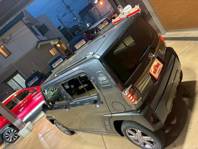 タフト Ｇ　ダーククロムベンチャー　フードガーニッシュ・バックドアガーニッシュ　ダークブラックメッキ／カラードドアミラー／アンダーガーニッシュ（フロント／リヤ）ガンメタリック／インテリアアクセントダークシルバー加飾／バックカメラ（60枚目）