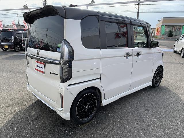 N-BOXカスタム Lターボ☆☆後期☆ホンダS☆8型ナビ☆Bカメラ☆両側電動☆ MC後期型☆2トーンルーフ☆8型ナビ☆Bluetooth☆バックカメラ☆ホンダセンシング☆ビルトインETC☆両側電動ドア☆追従走行☆ヒーター付フルレザー調シート☆LED☆ドラレコ☆専用AW☆試乗OK☆(25枚目)