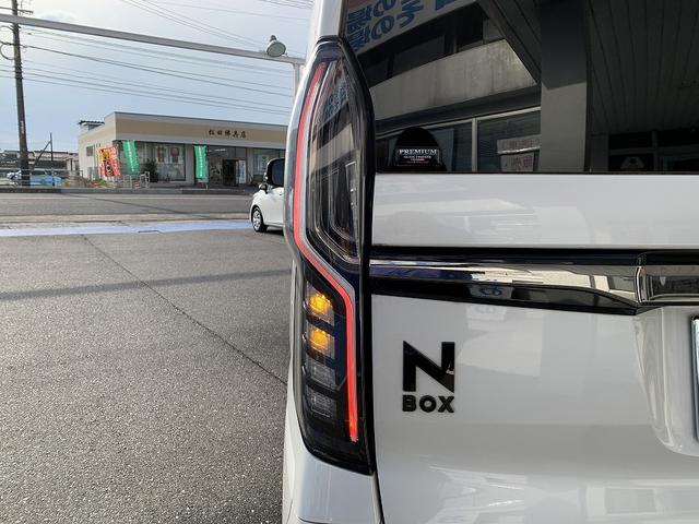 N-BOXカスタム Lターボ☆☆後期☆ホンダS☆8型ナビ☆Bカメラ☆両側電動☆ MC後期型☆2トーンルーフ☆8型ナビ☆Bluetooth☆バックカメラ☆ホンダセンシング☆ビルトインETC☆両側電動ドア☆追従走行☆ヒーター付フルレザー調シート☆LED☆ドラレコ☆専用AW☆試乗OK☆(39枚目)