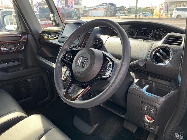 Ｎ－ＢＯＸカスタム Ｌコーディネートスタイル☆２トーン☆ホンダセンシング☆ナビ☆　２トーンルーフ☆メモリーナビＴＶ☆Ｂｌｕｅｔｏｏｔｈ☆バックカメラ☆ＥＴＣ☆前後ドラレコ☆ホンダセンシング☆追従走行☆両側電動ドア☆スマートキー☆プッシュスタート☆ＬＥＤライト☆試乗予約受付中☆（17枚目）