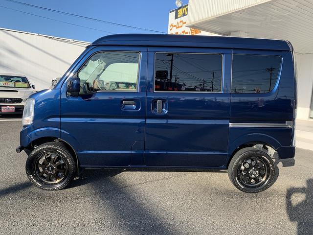 エブリイ ジョインターボ　☆４ＷＤ☆ハイルーフ☆リフトアップ☆ナビ☆　４ＷＤ☆リフトアップ☆ハイルーフ☆ＩＣターボ☆衝突軽減ブレーキ☆プラスラインＦＲショートバンパー☆革調シートカバー☆オールテレーンタイヤ☆１５ＡＷ☆Ｂｌｕｅｔｏｏｔｈ☆ウッドコンビハンドル☆試乗ＯＫ（28枚目）