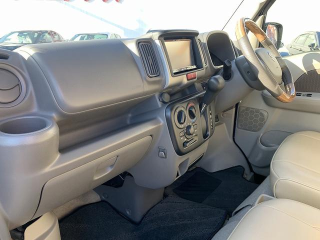 エブリイ ジョインターボ　☆４ＷＤ☆ハイルーフ☆リフトアップ☆ナビ☆　４ＷＤ☆リフトアップ☆ハイルーフ☆ＩＣターボ☆衝突軽減ブレーキ☆プラスラインＦＲショートバンパー☆革調シートカバー☆オールテレーンタイヤ☆１５ＡＷ☆Ｂｌｕｅｔｏｏｔｈ☆ウッドコンビハンドル☆試乗ＯＫ（50枚目）