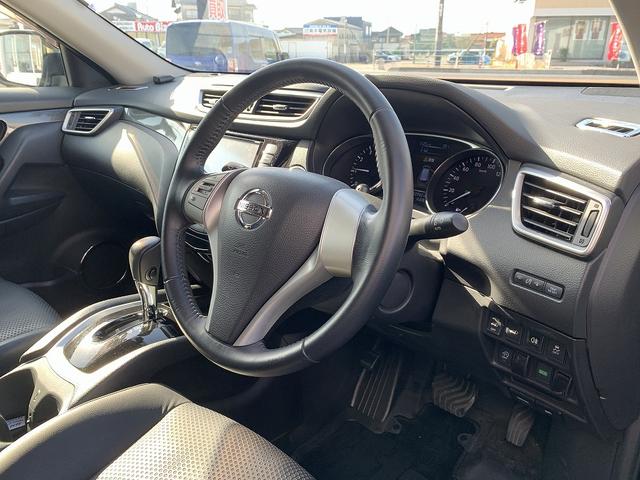 エクストレイル 20XエマブレPKG4WD ☆ワンオーナー☆8型ナビ 4WD☆オーサムフルエアロ☆エイトデザインFグリル☆8インチSDナビ☆Bluetooth☆バックカメラ☆ETC☆軽減ブレーキ星LEDライト☆カブロンシート☆前席シートヒーター☆試乗予約受付中☆(44枚目)