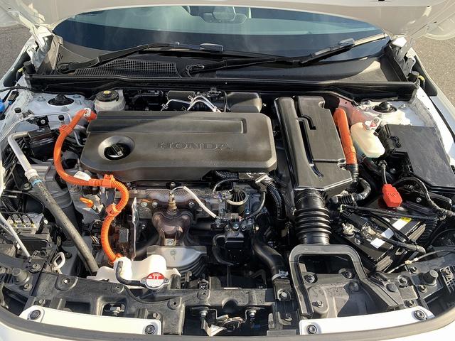 シビック ｅ：ＨＥＶ　☆ホンダセンシング☆ＢＯＳＥサウンド☆ナビＴＶ☆　ホンダセンシング☆９インチメーカーナビ☆Ｂｌｕｅｔｏｏｔｈ☆バックカメラ☆ＥＴＣ☆ＢＯＳＥサウンド☆ハーフレザーシート☆前席シートヒーター☆スマートキー☆プッシュスタート☆パドルシフト☆試乗ＯＫ（79枚目）