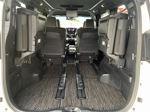 アルファード ２．５Ｓ　タイプゴールド　☆禁煙車☆トヨタセーフティセンス☆　メーカー９インチナビ☆Ｂｌｕｅｔｏｏｔｈ☆バックカメラ☆ＥＴＣ☆前後ドラレコ☆フリップダウンモニター☆トヨタセーフティセンス☆パワーバックドア☆側電動スライドドア☆ウッドコンビハンドル☆試乗ＯＫ（72枚目）