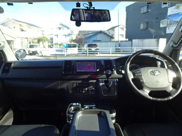 ハイエースバン スーパーＧＬ　ダークプライム　・エアロ・両側パワスラ・純正ナビ・フリップダウンモニター・Ｂカメラ・フルセグＴＶ・ＬＥＤヘッド＋フォグ・ミラー型ドラレコ前後２カメラ・ナビ連動ビルトインＥＴＣ・ファブレスアルミ１８インチ（ＪＷＬ－Ｔ）（22枚目）