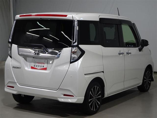 ルーミー カスタムG-T フルセグ メモリーナビ DVD再生 後席モニター バックカメラ 衝突被害軽減システム ETC ドラレコ 両側電動スライド LEDヘッドランプ ウオークスルー 記録簿 アイドリングストップ(3枚目)