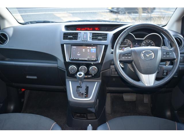 プレマシー 20S-スカイアクティブ Lパッケージ 純正ナビTV バックモニターETC 両側電動スライドドア フリップダウンモニター HID スマートキー アイドリングストップ 3列シート アルミホイール CD DVD再生 USB 全国1年保証(2枚目)