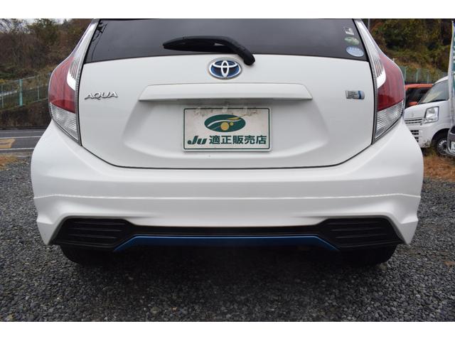 アクア Ｇブラックソフトレザーセレクション　モデリスタエアロ　純正ナビＴＶ　ＥＴＣ　オートクルーズコントロール　スマートキー　アイドリングストップ　電動格納ミラー　ＣＶＴ　盗難防止システム　衝突安全ボディ　ＡＢＳ　ＥＳＣ　Ｂｌｕｅｔｏｏｔｈ（33枚目）