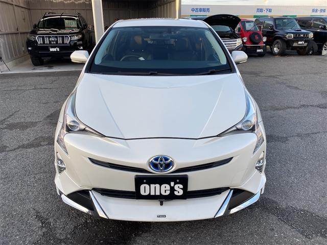 プリウス A エアロパーツ ツーリング仕様 合皮シート シートヒーター 純正17アルミ後期用ホイルカバー 9インチナビ 全国対応12ヶ月保証(2枚目)