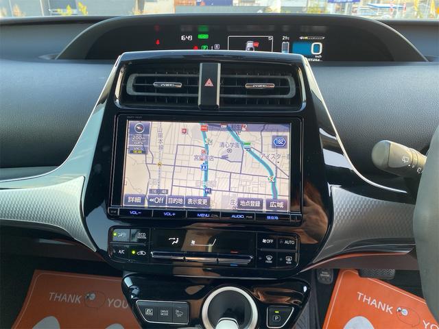 プリウス A エアロパーツ ツーリング仕様 合皮シート シートヒーター 純正17アルミ後期用ホイルカバー 9インチナビ 全国対応12ヶ月保証(10枚目)