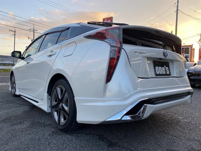 プリウス A エアロパーツ ツーリング仕様 合皮シート シートヒーター 純正17アルミ後期用ホイルカバー 9インチナビ 全国対応12ヶ月保証(26枚目)