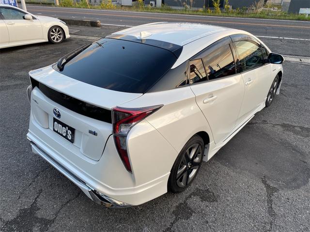 プリウス A エアロパーツ ツーリング仕様 合皮シート シートヒーター 純正17アルミ後期用ホイルカバー 9インチナビ 全国対応12ヶ月保証(29枚目)