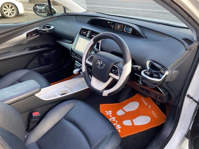 プリウス A エアロパーツ ツーリング仕様 合皮シート シートヒーター 純正17アルミ後期用ホイルカバー 9インチナビ 全国対応12ヶ月保証(31枚目)